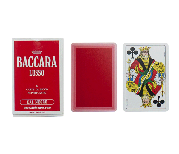 DAL NEGRO CARTE BACCARA ROSSO EXTRA