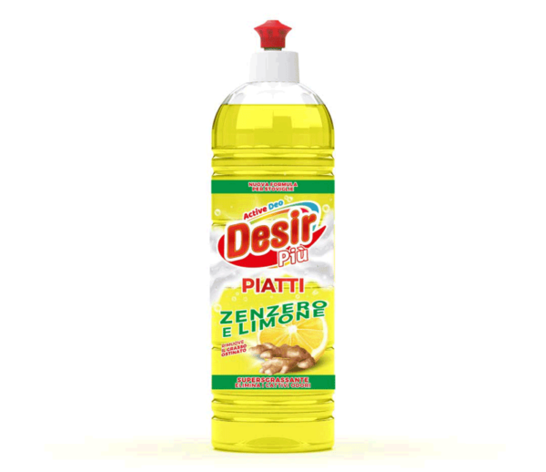 DESIR PIU' DETERSIVO PIATTI 900ML ZENZERO E LIMONE