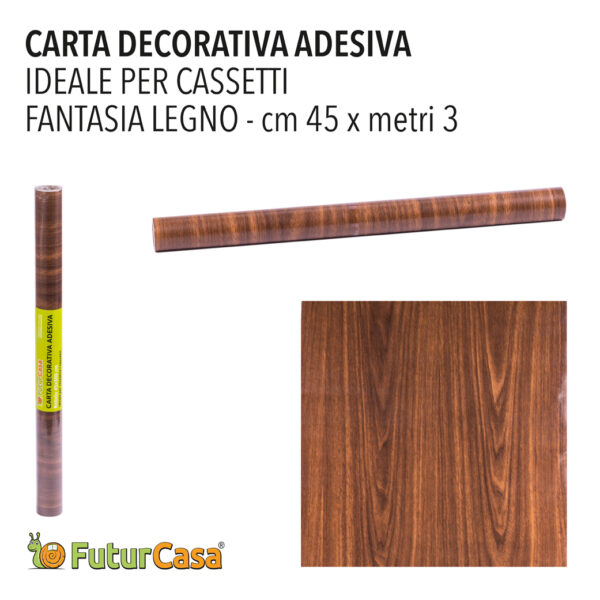 CARTA ADESIVA DECOR.LEGNO 3*3