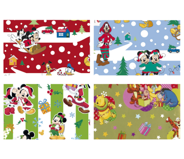 CARTA REGALO DISNEY XMAS 2X0,7MT