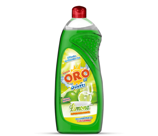 ORO DETERSIVO PIATTI LIMONE E BICARBONATO 1LT